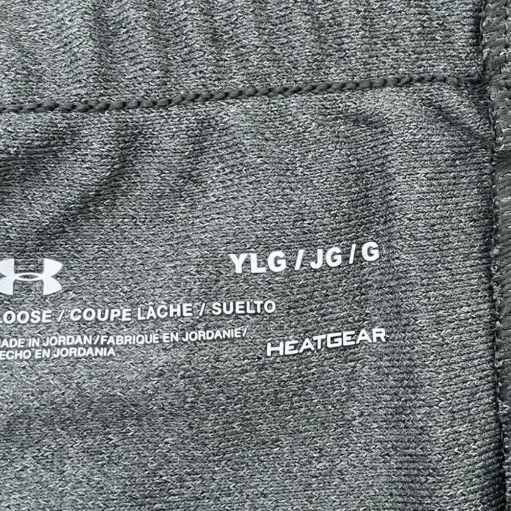 NWT Under Armour Heatgear Girl's Play Up Solid Shorts Color Steel Size Large - Picture 7 of 7